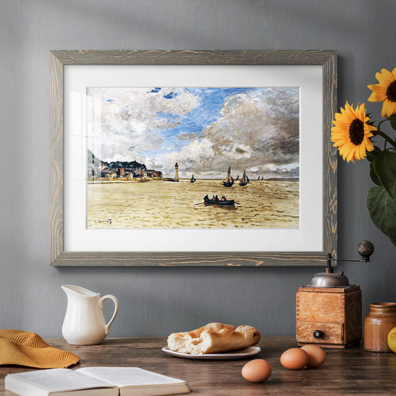 Phare de l'hospice, 1864, H 22 po x l 32 po x P 1,5 po, Gris