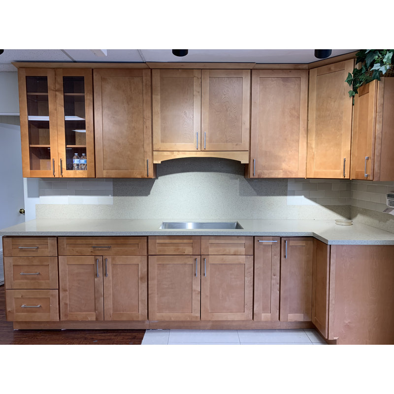Ready-to-Assemble Kitchen Sink Base Cabinet 30"/33"/36"Wx24"D x 34.5"H, 36", Érable