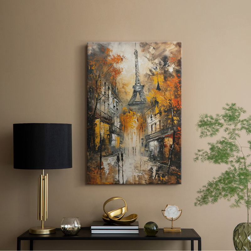 Série LANDSCAPES CCDCLXXI - Toile tendue avec châssis de qualité supérieure - Prêt à être accroché, H 18 po x l 12 po