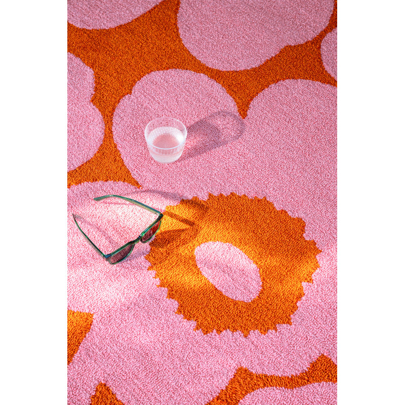 Unikko Honey | 132406, Orange, Rectangle  8'2" x 11'6"