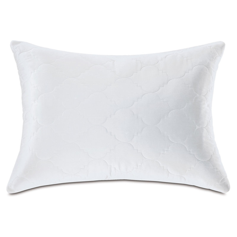 Taie décorative matelassée Viola par De Medici, Grand, Blanc