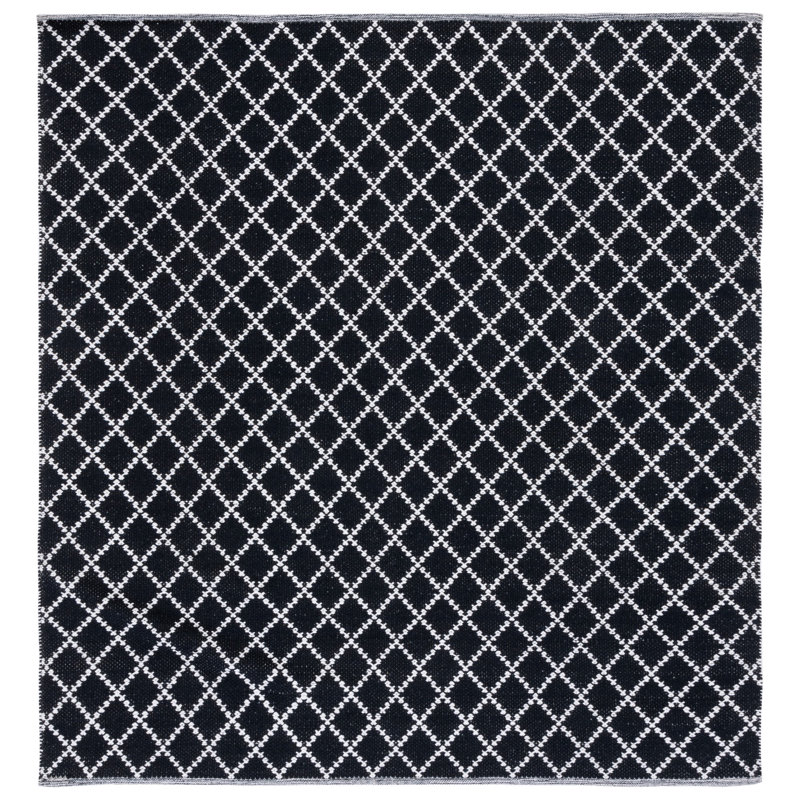 Tapis en coton tissé à plat Breckenridge, Carré 6 pi
