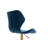 Tierone Upholstered Swivel Adjustable Height Counter Stool with Metal Frame, Modern Velvet Counter Stool-608788387-604090780