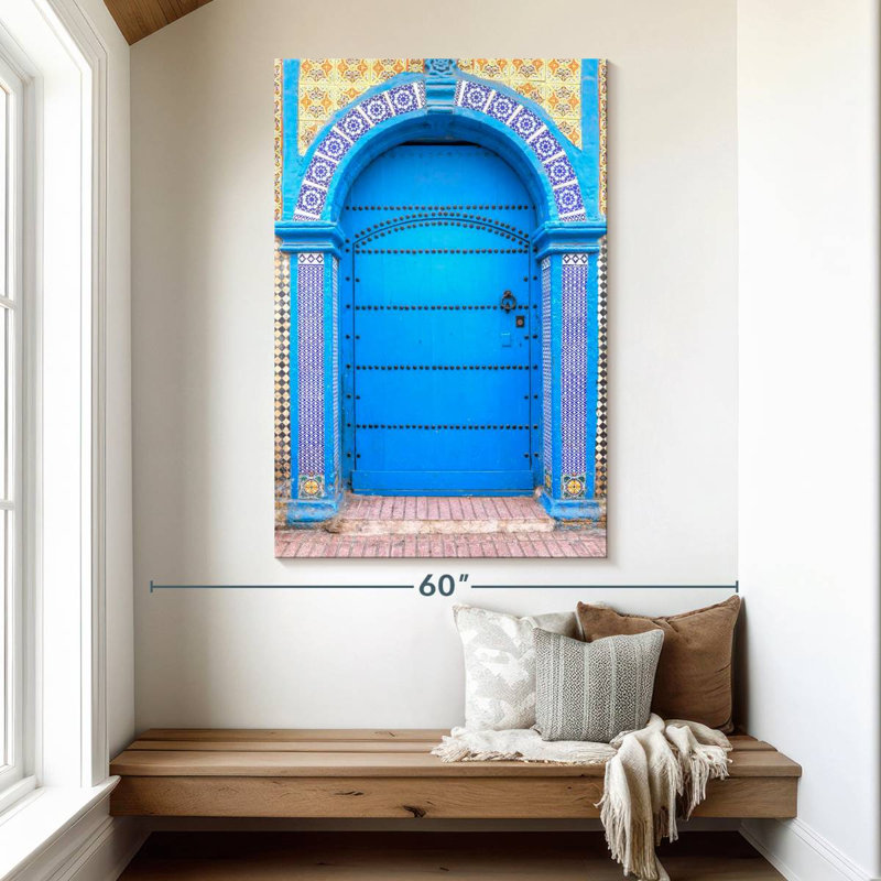 Door In Morocco, 51" H x 34" W