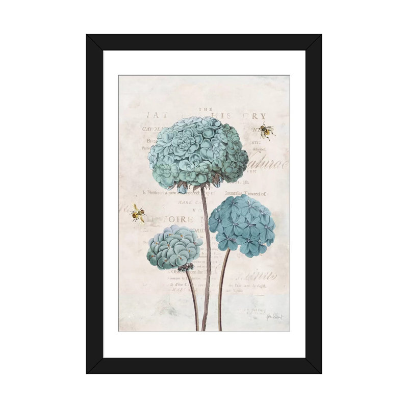 «Geranium Study I» par Katie pertiet, reproduction sur toile tendue sur châssis, H 32 po x l 24 po x P 1 po