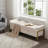 Lunara 66'' W Upholstered Storage Bench for Bedroom End of Bed King Size with Button-Tufted and Metal Gold Legs-45669437