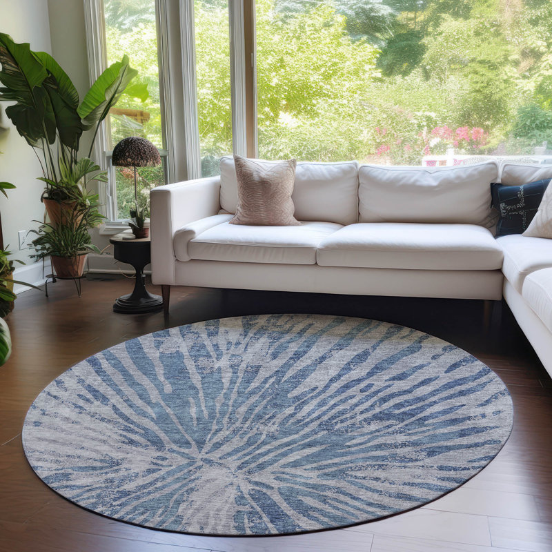 Chamblis Abstract Rug, Round 8'