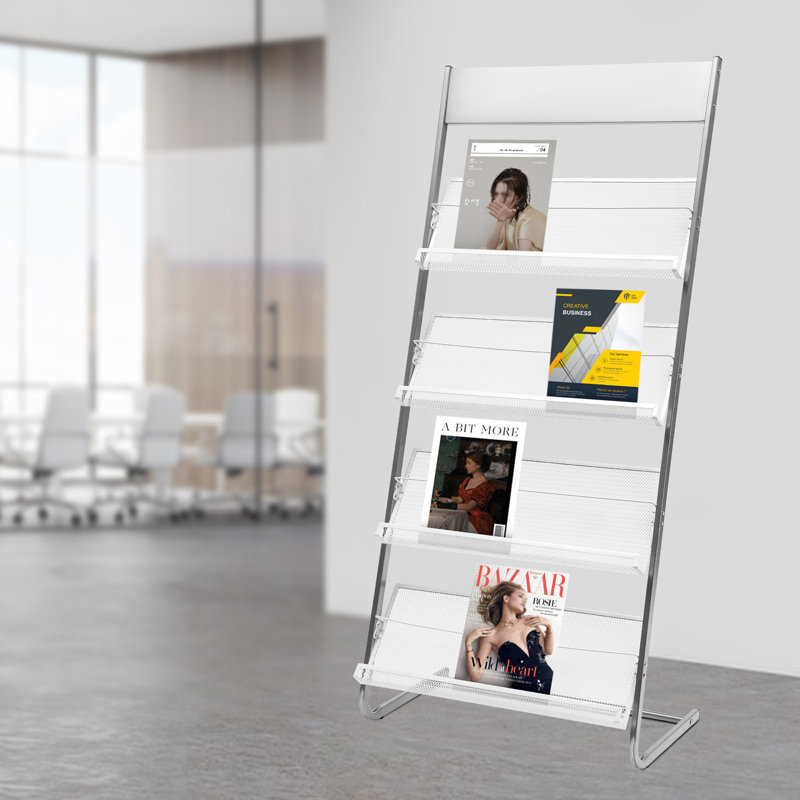 Bledi Metal Free Standing Magazine Rack