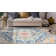 Furtado Oriental Blue/Orange/Yellow Area Rug