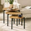 Tavy Three Leg Wedge Nesting Side Tables-1750311495