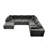 137.8*108.3"Modular Sectional Sofa Seat,Upholstered Compressed Couch