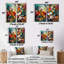 Thiele - art mural rouge-114713224-114713226-114713227
