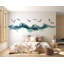 Ocean Waves Wall Decal, Coastal Wall Sticker, Beach Wall Art, Seagull Wall Mural, Bedroom Ocean Decor, 533Mv-1458438536