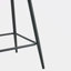 Ensemble de chaises de bar modernes en polyuréthane - deux pièces, confort stable. Pieds en métal à carreaux, convenant à un emplacement dans les bars, les salons, les bars et autres espaces. Plusieurs couleurs disponibles.-1292793401