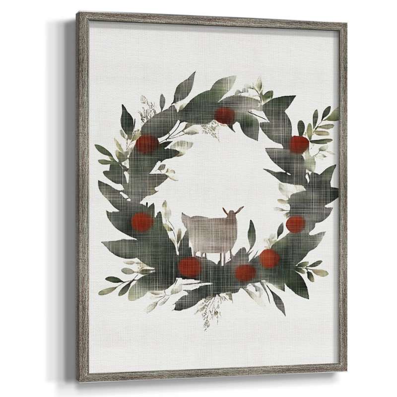 «Christmas Holiday Art», reproduction encadrée CECLIX, H 11 po x l 9 po