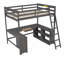 Lit mezzanine double avec bureau en U-1775061855