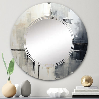 Mekbuda - Miroir mural moderne rond
