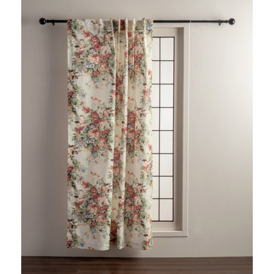 Maison Cotton Semi Sheer Curtain Single Panel