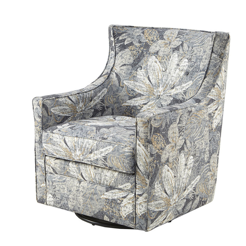 Alana Swivel Glider Chair, Polyester