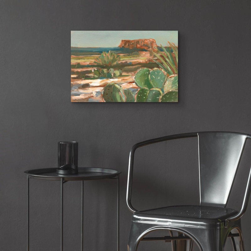 «Pop Desert 2» par Ethan Harper, art mural en verre acrylique, H 16 po x l 24 po