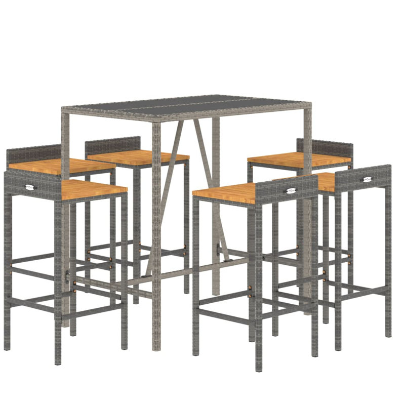 Fayez Bar Set with Stools