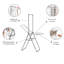 Metal Foldable Freestanding Drying Rack