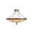 Canalou Glass Semi Flush Mount