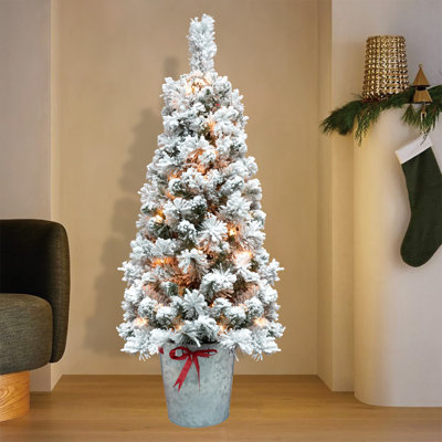 48' Lighted Pine Christmas Tree