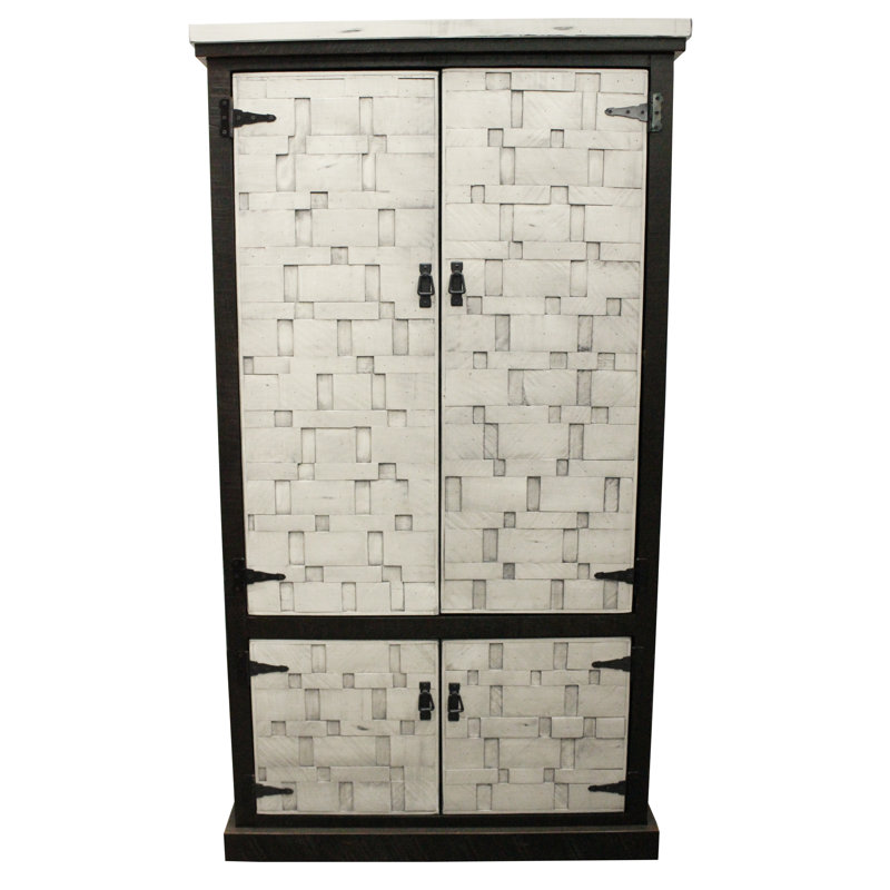 Armoire, Dela Verria rustique / noir antique