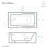 Voltaire 60" X 32" Alcove Bathtub With Apron In Matte Grey-102694113