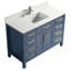 Meuble-lavabo en bois massif 48 po - armoire seulement-94656511