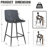 Nevaeah Upholstered Counter Stool with Metal Frame-954235859-942145355