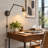 Annariitta 1-Light Dimmable Plug-in Swing Arm