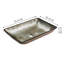 Fairmont Park Chimel 565mm L x 365mm W Tempered Glass Rectangular Sink with Overflow