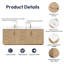 Meuble-lavabo double 84 po Cloverfield-93496103-93496099