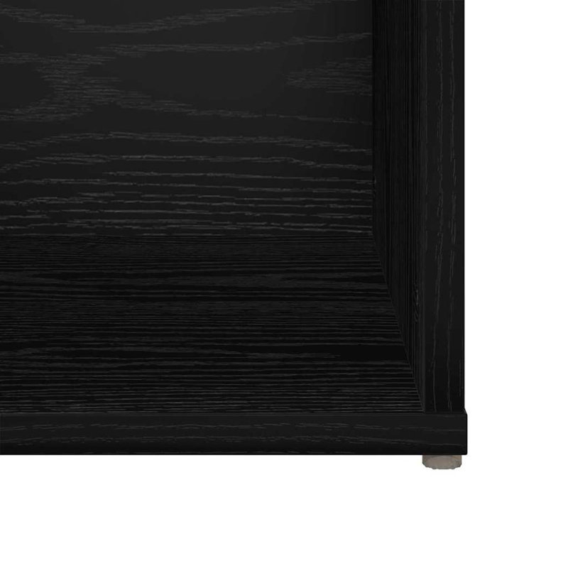  TV Cabinet, Black Oak