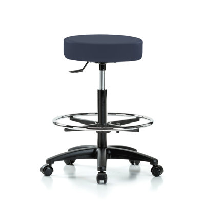 PERCH Medical Stool with Foot Ring | High Bench Height 24-34"
