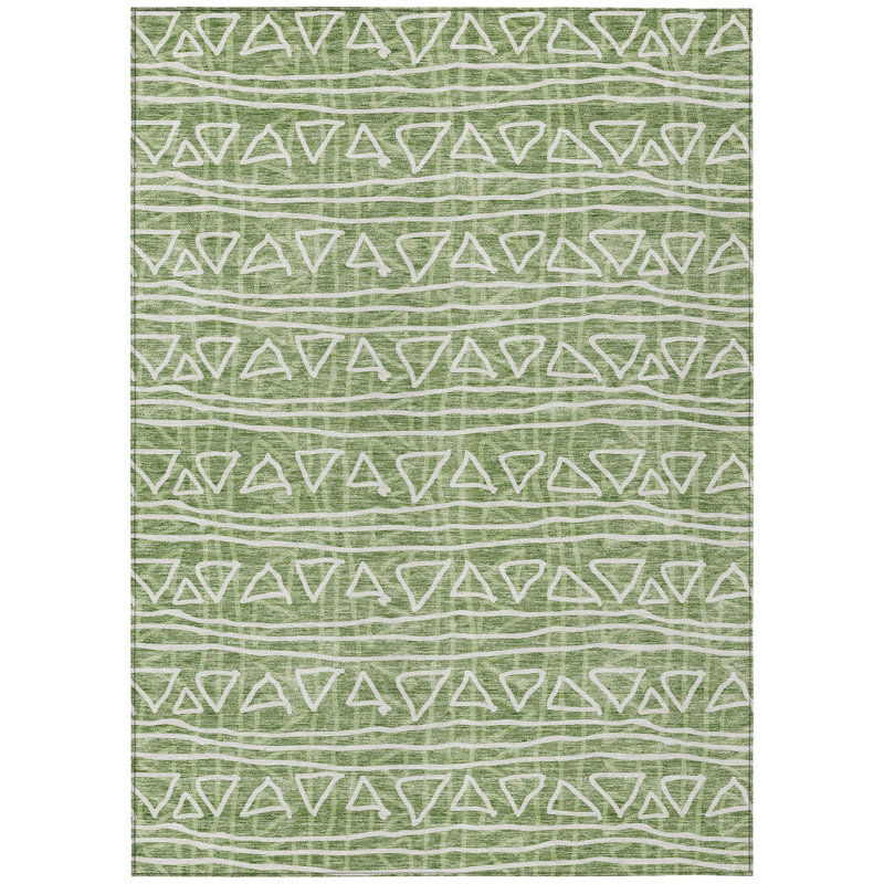 Machine Washable Indoor/Outdoor Chantille ACN730 BohemianRug, Charcoal, 2'6" x 3'10"