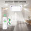 Akicon Bathroom Exhaust Fan with RGB Light, 110 CFM 1.5 Sones Bathroom Vent Fan with Humidity Sensor & Dimmable 3CCT LED Light 3000K/4000K/5000K, Square, White-116156476