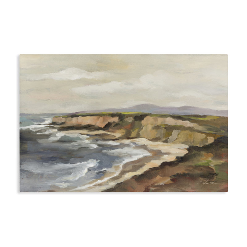 Toile Rocky Coast Expression, conception de Silvia Vassileva, H 20 po x l 30 po