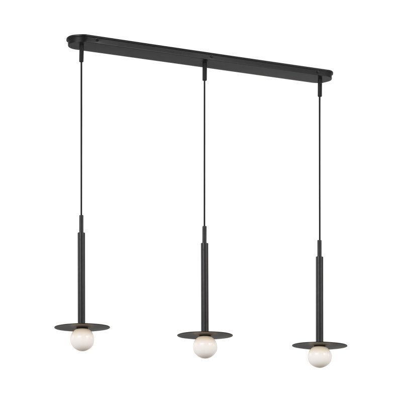 Nodes 3 - Light Chandelier, Midnight Black