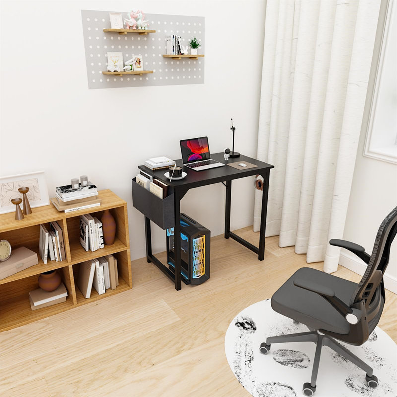 Bureau d'écriture Toygar, Noir / Noir, H 29,8 po x l 31,5 po x P 19,69 po