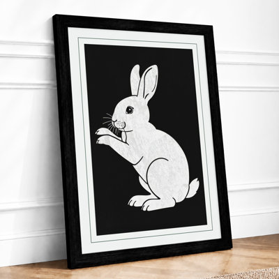 Rabbit In Profile Vintage - Print