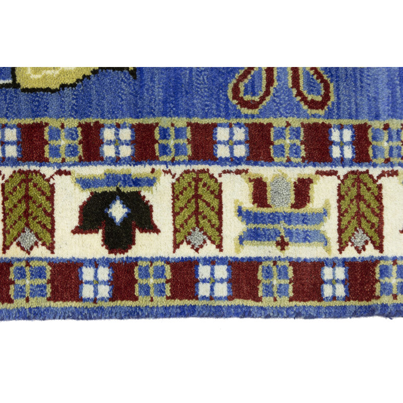 Kashtyn Performance Wool Geometric Rug