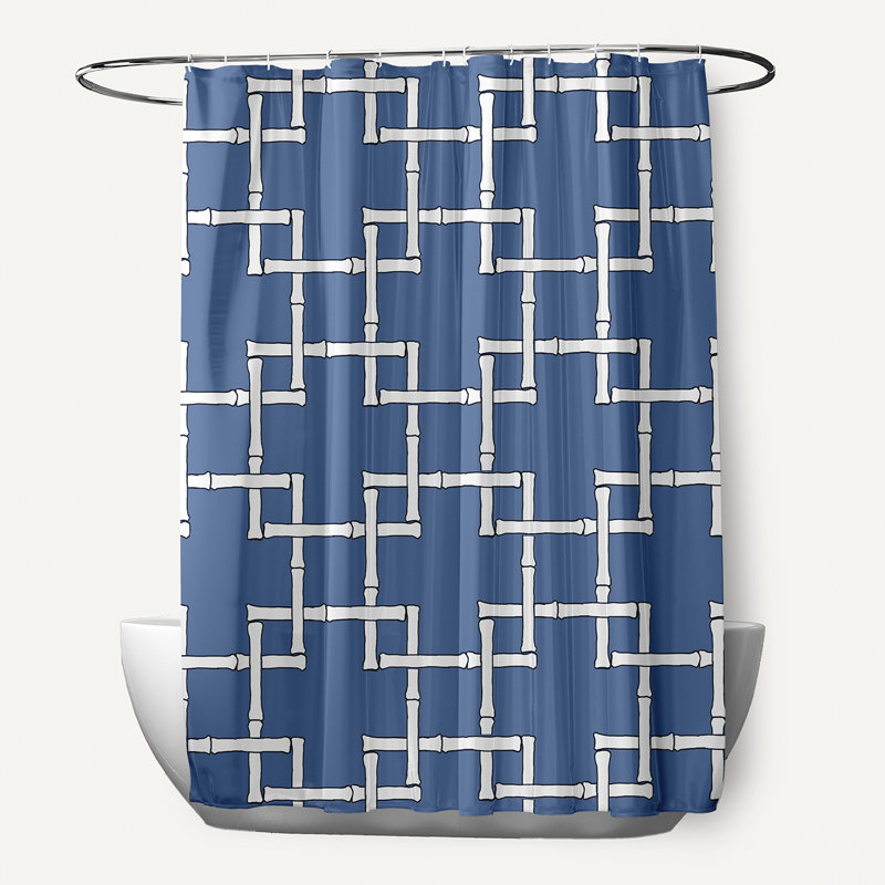 Rideau de douche Connelly, Bleu