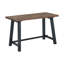 Petit bureau en bois massif industriel Adam-1699696317