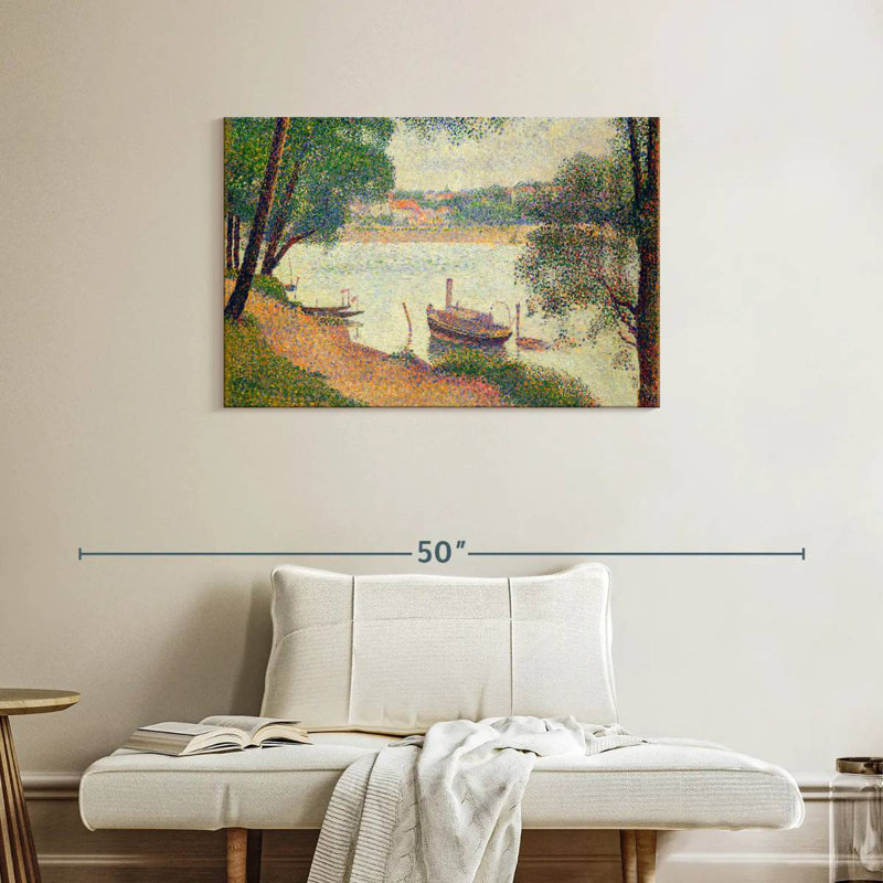 Meat Gray Weather Grande Jatte 1886-1888, H 24 po x l 36 po