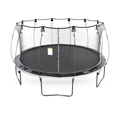 Trampoline extérieur Skywalker Trampolines Epic Series 14 pi avec double ressorts noir / gris