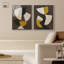 Nod to Modernism Duo, reproduction d'art sur toile, ensemble de décorations murales modernes par Art Remedy, cadre noyer, 20 x 24-135314148-135314150