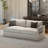 Noelle Solid Wood Upholstered Sofa With Wide Square Arms Couch Comfy Loveseat For Apartment Bedroom Living Room Office-615721384